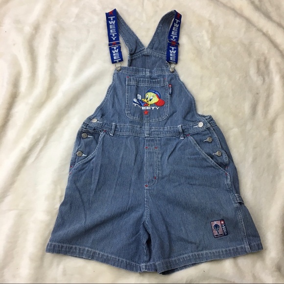 tweety bird overalls
